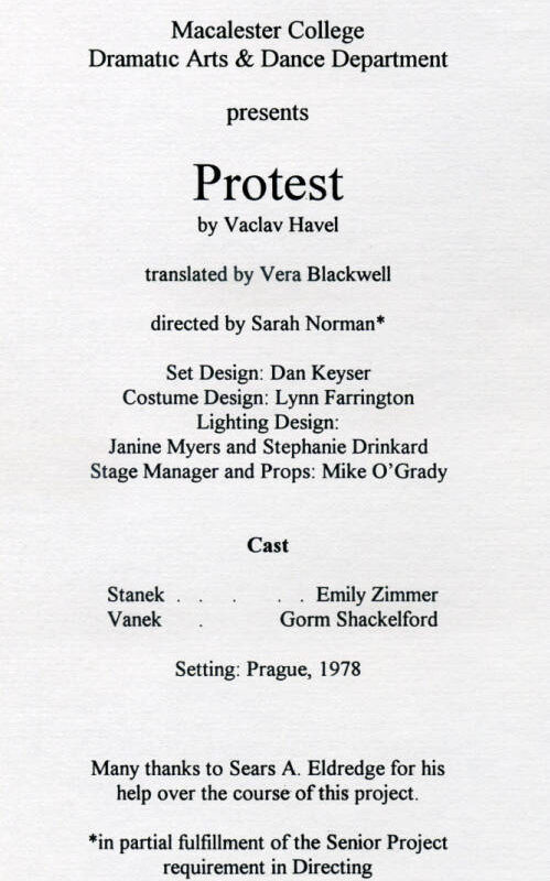Theater 2000 Protest